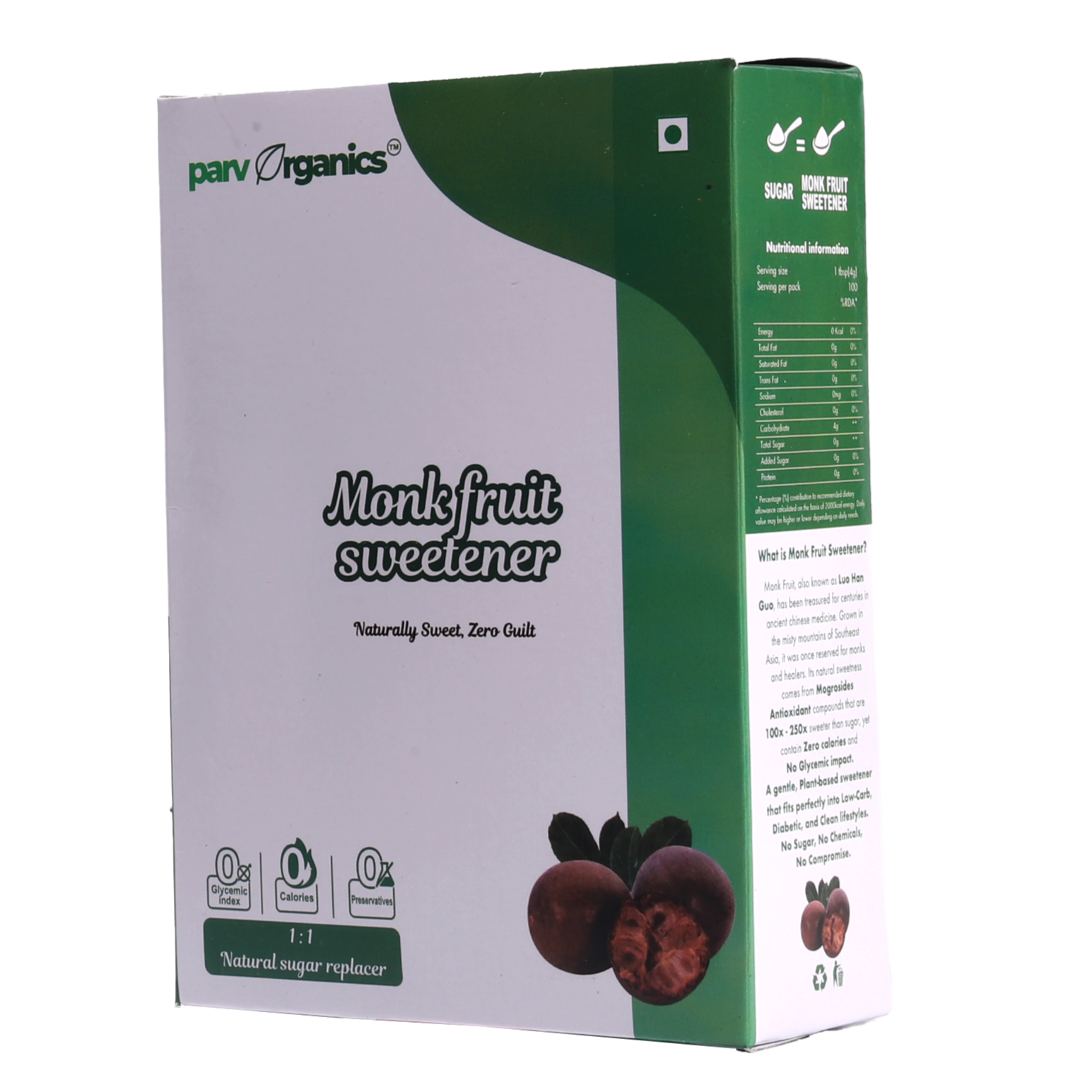 Monk Fruit Sweetener - Naturally Sweet without the Guilt